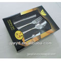 24 pcs stainless steel cutlery set in gift box